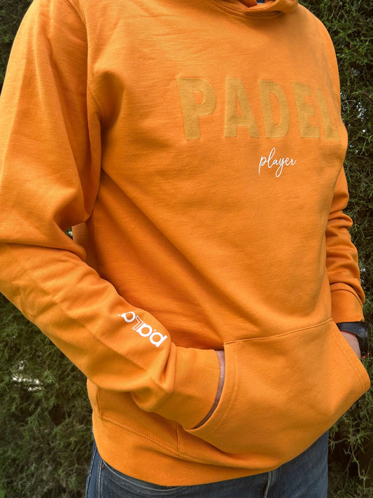 Sudadera jugador PADEL Calabaza naranja