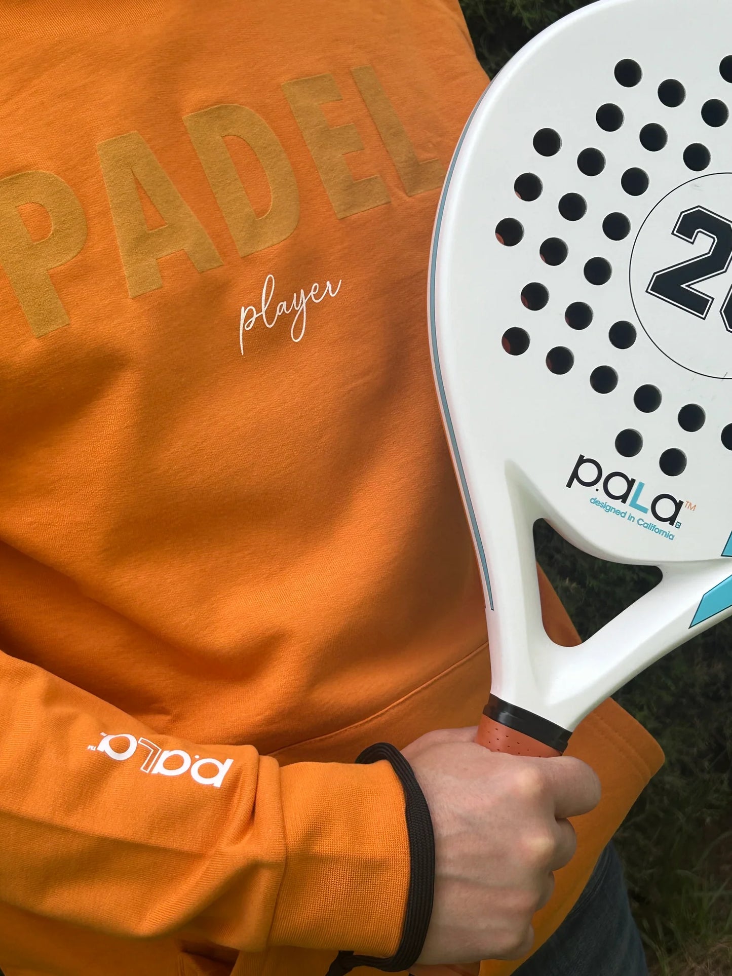 PADEL player hoodie Pumpkin orange