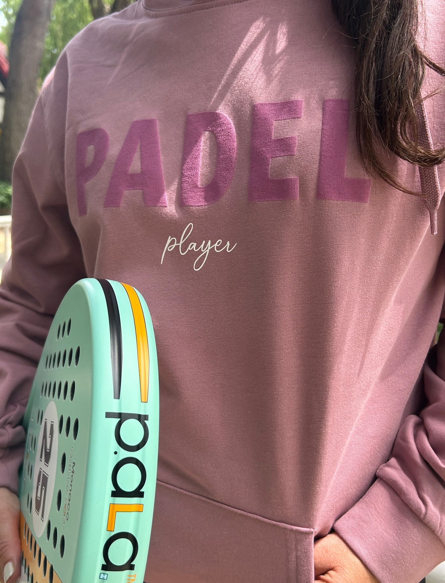 PADEL player hoodie Dusty Purple