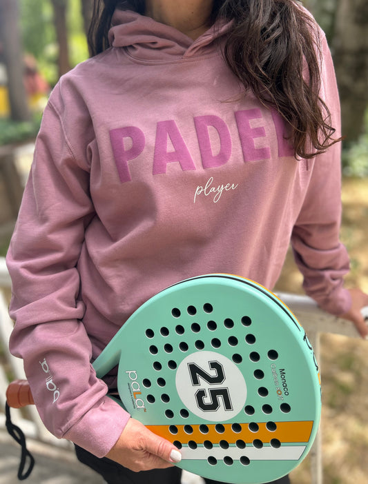 PADEL player hoodie Dusty Purple