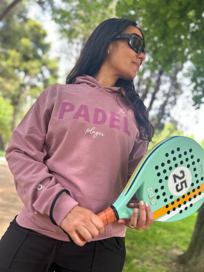 PADEL player hoodie Dusty Purple