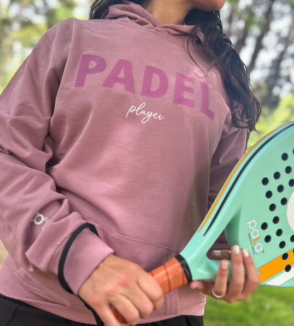 PADEL player hoodie Dusty Purple