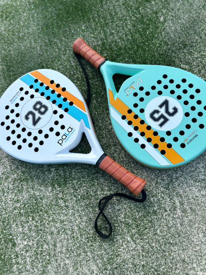 Set of two padel rackets Aqua and White