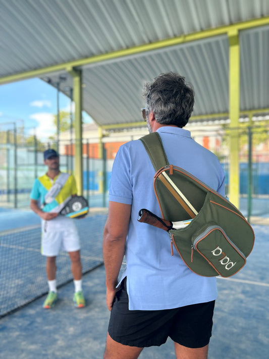 green padel bag