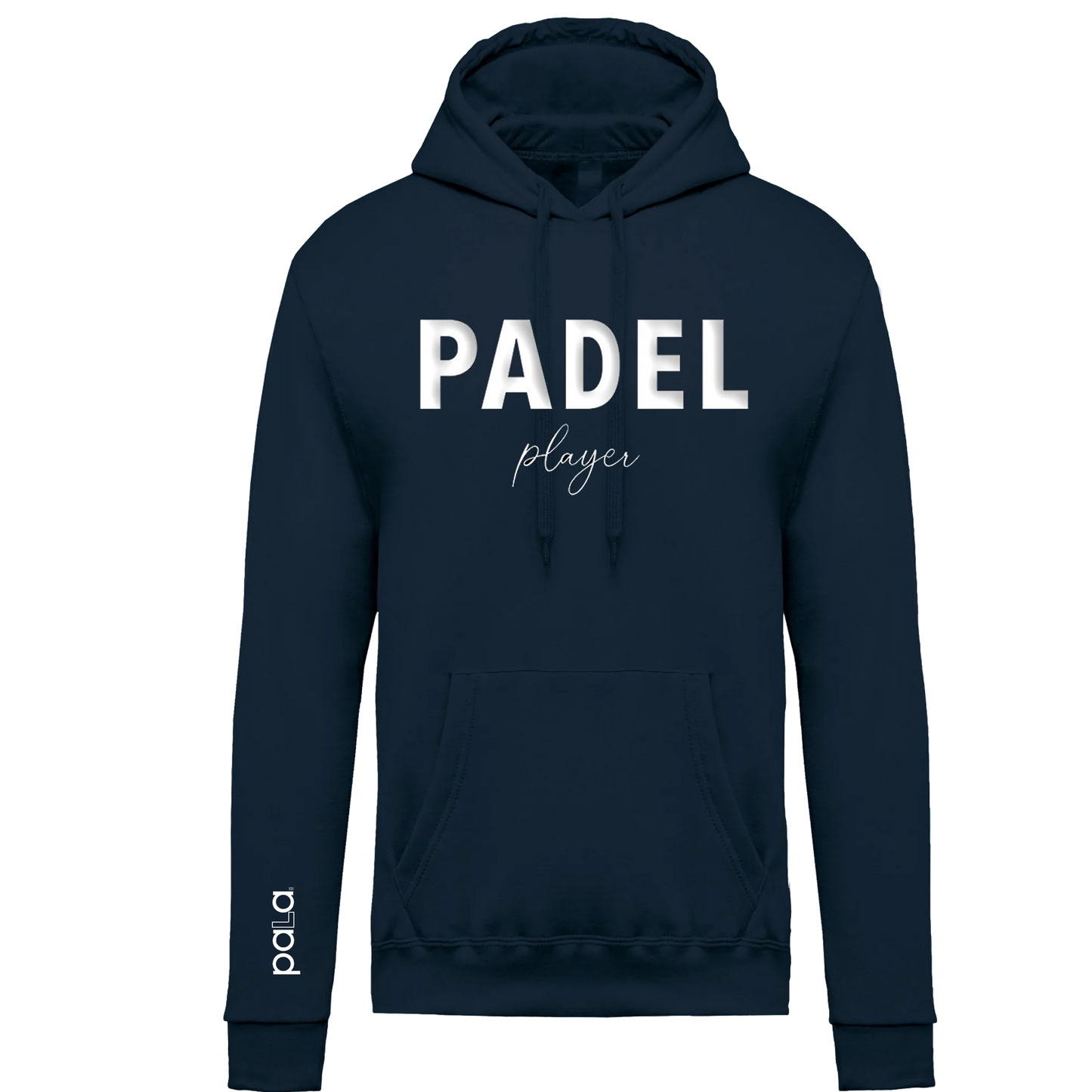 PADEL HOODIE BLUE AND WHITE