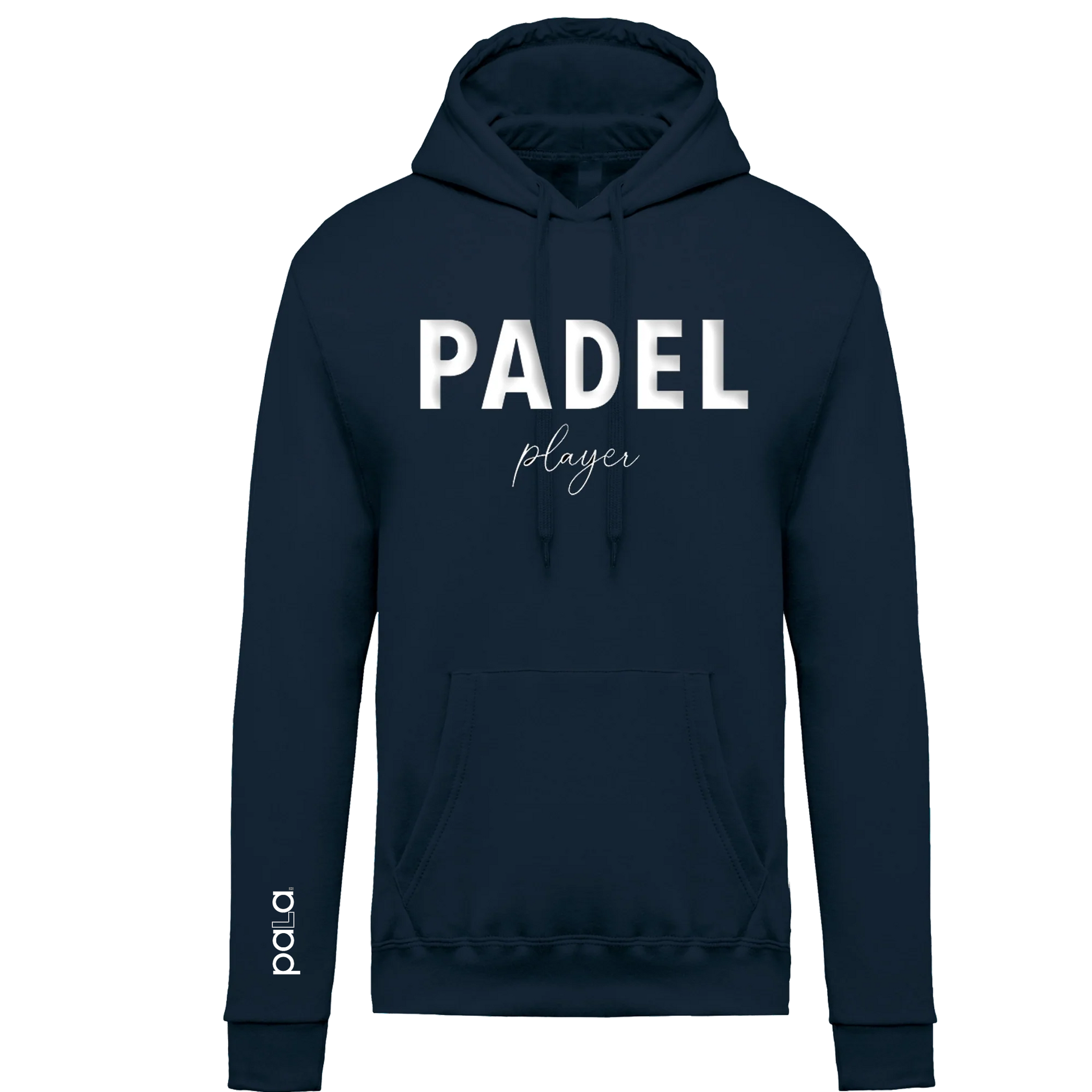 PADEL HOODIE BLUE AND WHITE