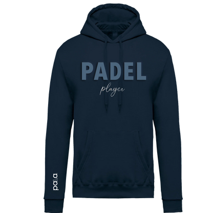 PADEL HOODIE BLUE LETTERS pala padel usa