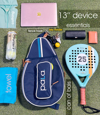 bag for essentials balls wallet phone padel balls towel and key holder