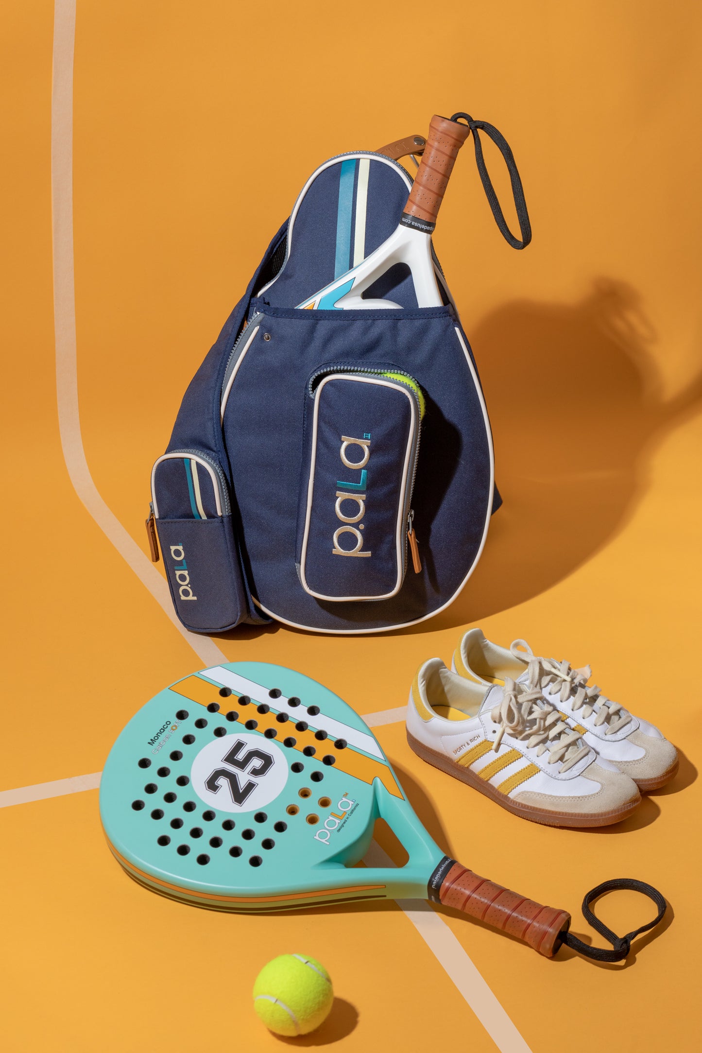 Padel set with padel racket and stylish ergonomic padel bag USA