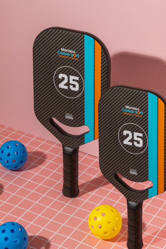 set of pickleball padel rackets