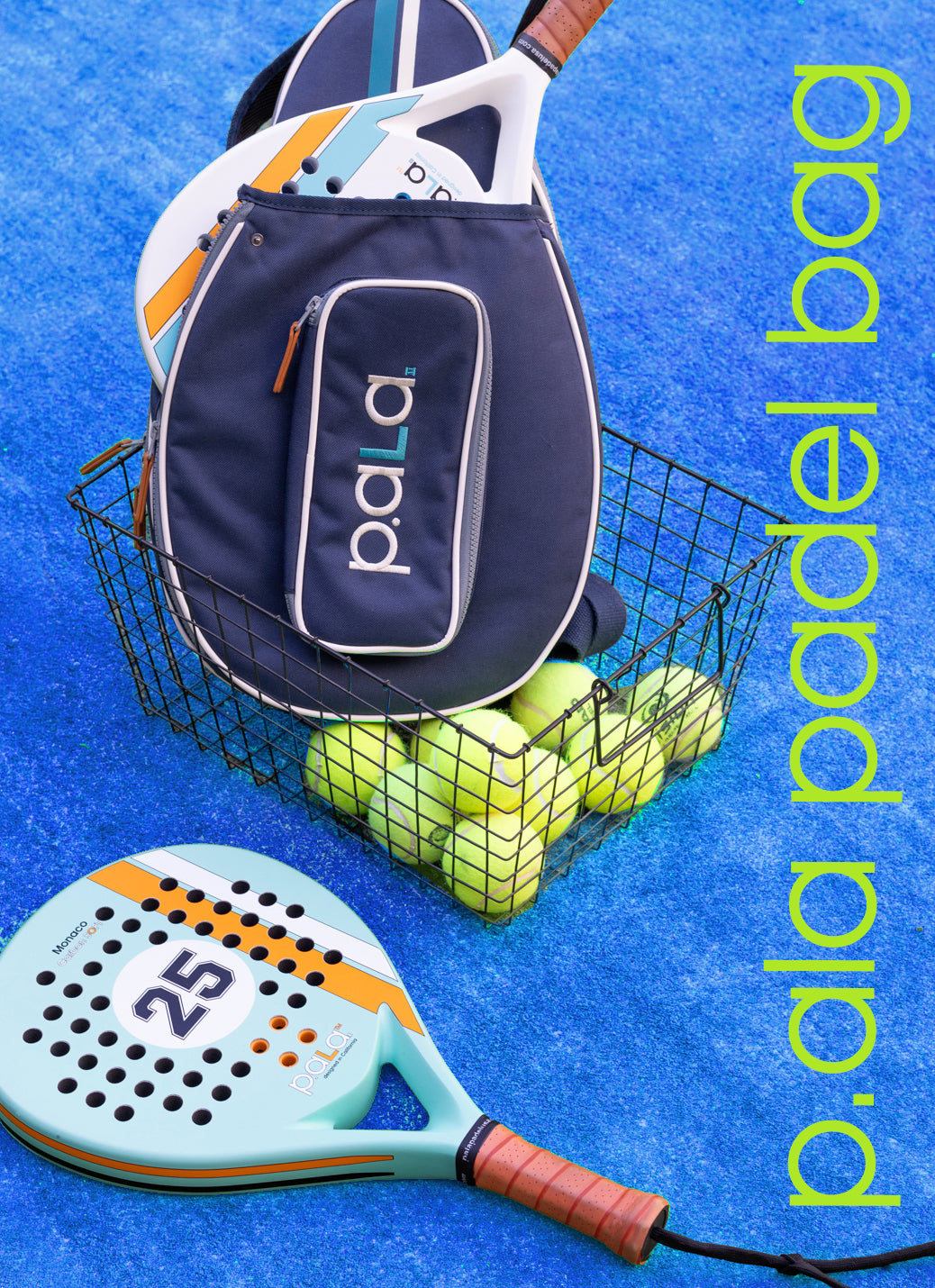 set of padel racket and padel bag